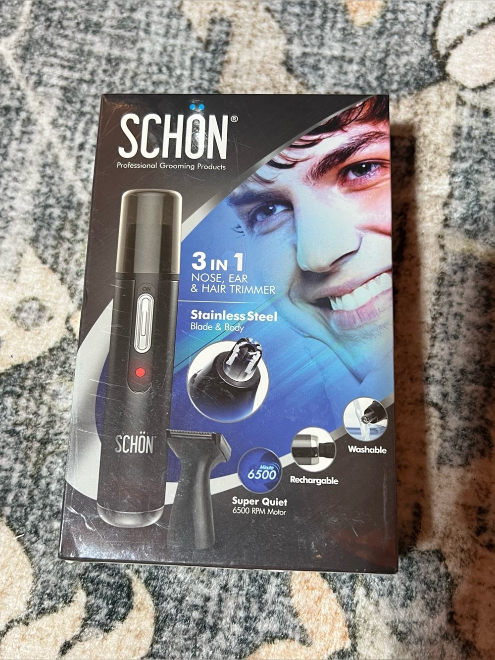 Schon Hair Trimmer Groomer 3 in 1 Nose Ear and Hair New in Box